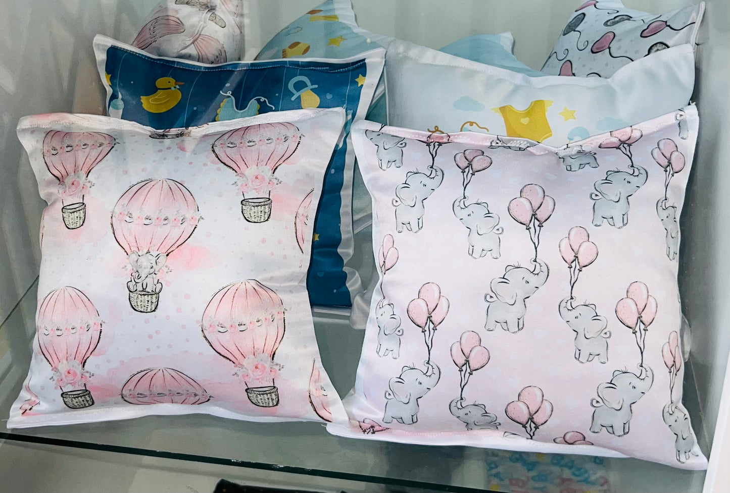 Satin Baby Cushions