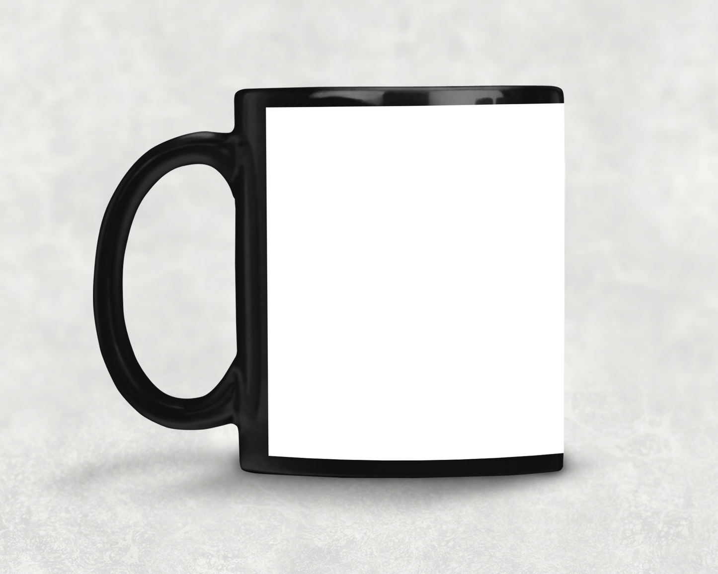 Black and white mug