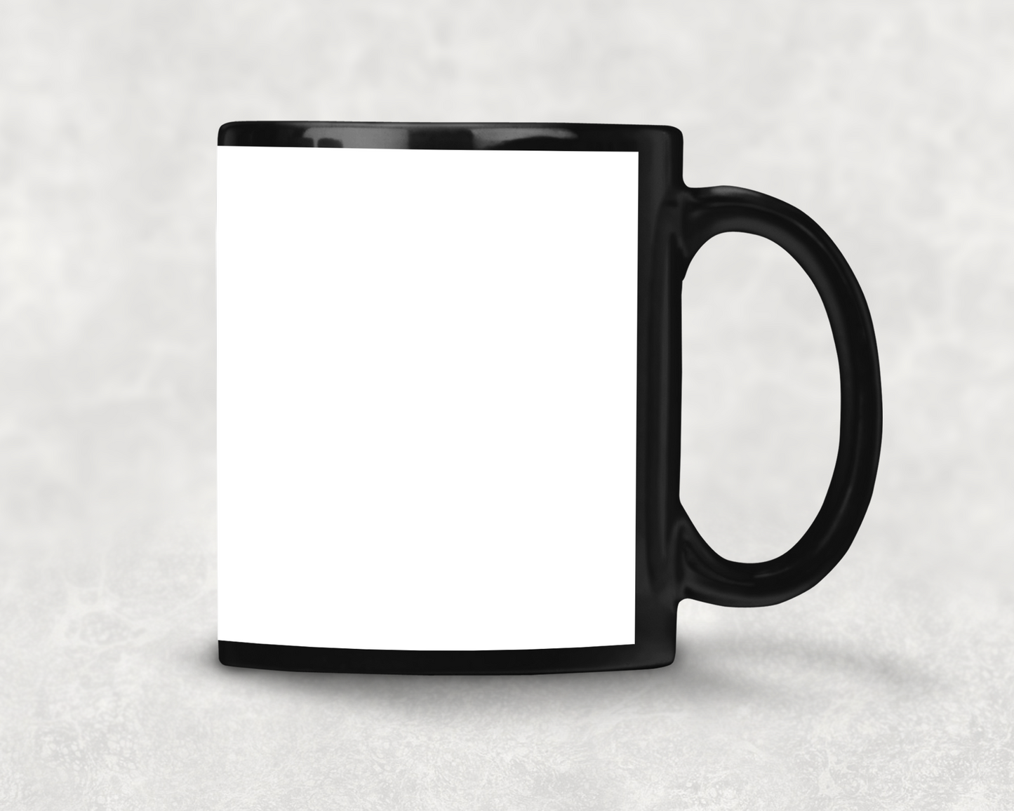 Black and white mug